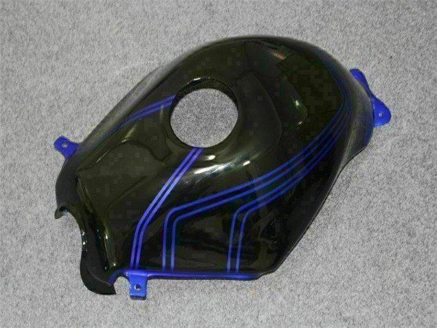 Schwarz Blau 08-12 Kawasaki EX250 Motorrad Verkleidungen