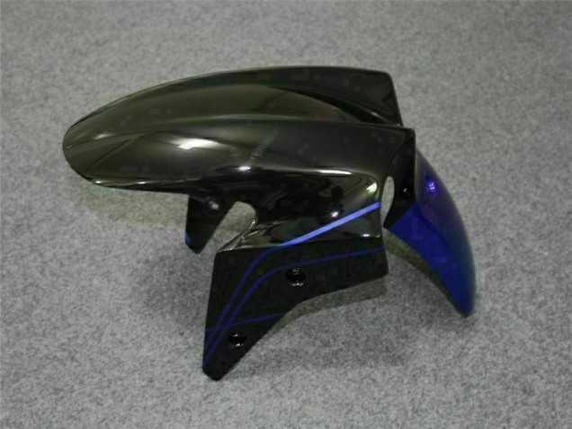 Schwarz Blau 08-12 Kawasaki EX250 Motorrad Verkleidungen