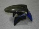 Schwarz Blau 08-12 Kawasaki EX250 Motorrad Verkleidungen
