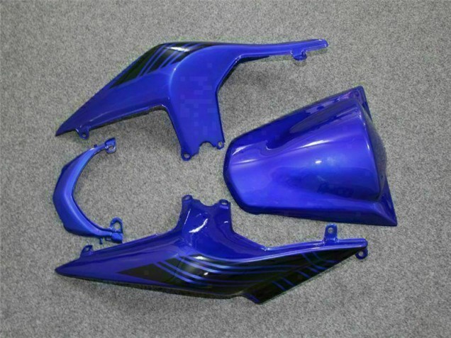 Schwarz Blau 08-12 Kawasaki EX250 Motorrad Verkleidungen