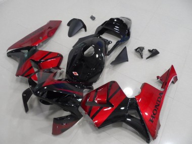 Schwarz CUndy Rot 03-04 Honda CBR600RR Motorrad Verkleidung