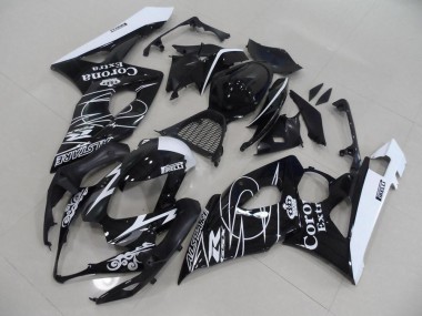 Schwarz Corona 05-06 Suzuki GSXR 1000 Motorrad Verkleidung