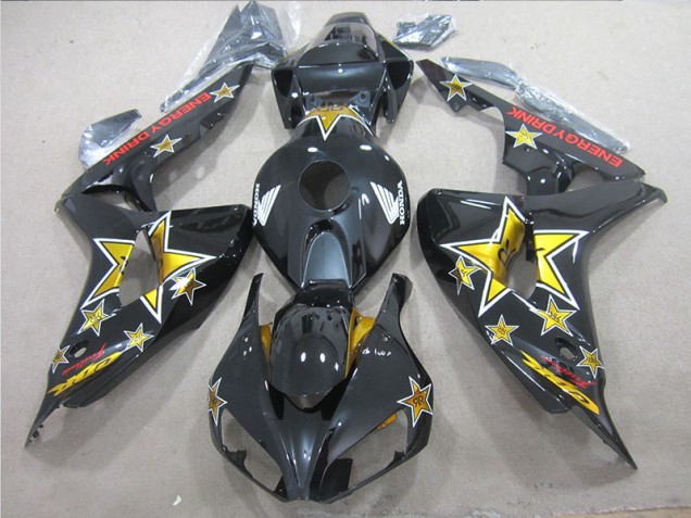 Schwarz Gelb ENERGY DRINK 06-07 Honda CBR1000RR Motorrad Verkleidung Schwarz Gelb ENERGY DRINK 06-07 Honda CBR1000RR Motorrad Verkleidung