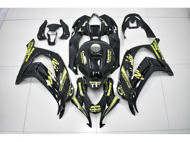 Schwarz Gelb Rennen Team Ninja 16-19 Kawasaki ZX10R Motorrad Verkleidung Schwarz Gelb Rennen Team Ninja 16-19 Kawasaki ZX10R Motorrad Verkleidung