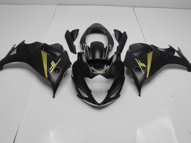 Schwarz Gold 08-13 Suzuki GSX650F Motorrad Verkleidung