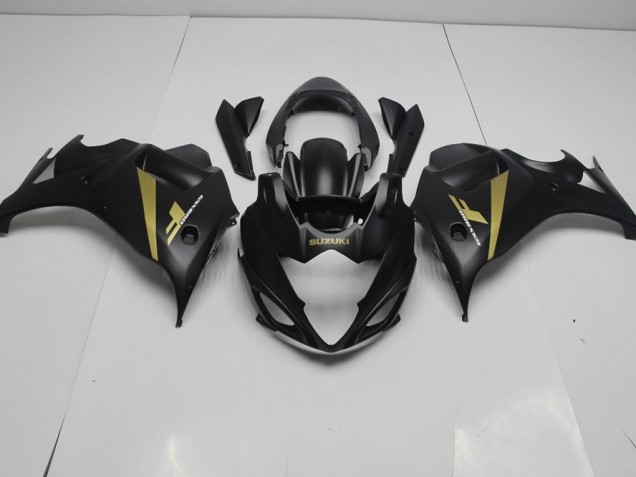 Schwarz Gold 08-13 Suzuki GSX650F Motorrad Verkleidung Schwarz Gold 08-13 Suzuki GSX650F Motorrad Verkleidung