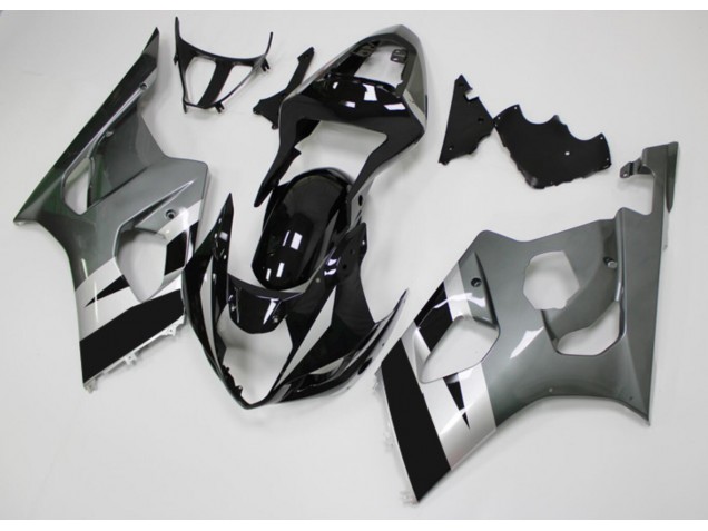 Schwarz Grau 03-04 Suzuki GSXR 1000 Motorrad Verkleidung Schwarz Grau 03-04 Suzuki GSXR 1000 Motorrad Verkleidung
