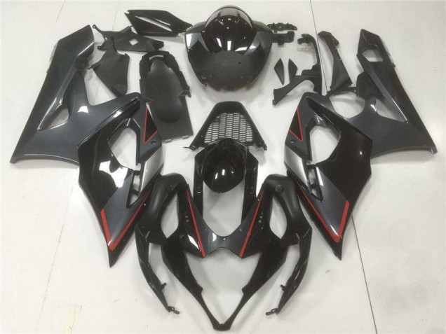 Schwarz Grau 05-06 Suzuki GSXR 1000 Motorrad Verkleidung Schwarz Grau 05-06 Suzuki GSXR 1000 Motorrad Verkleidung