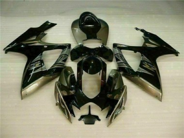 Schwarz Grau 06-07 Suzuki GSXR 600/750 Motorrad Verkleidungen