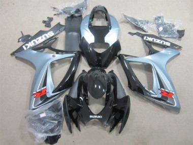 Schwarz Grau 06-07 Suzuki GSXR 600 Motorrad Verkleidung