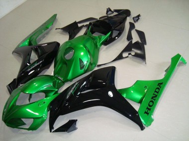 Schwarz Grün 06-07 Honda CBR1000RR Motorrad Verkleidung