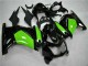 Schwarz Grün 08-12 Kawasaki EX250 Motorrad Verkleidungen
