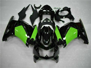 Schwarz Grün 08-12 Kawasaki EX250 Motorrad Verkleidungen