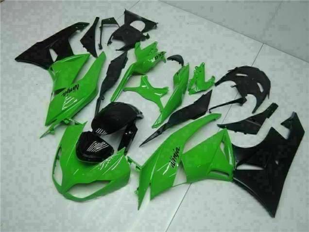 Schwarz Grün 09-12 Kawasaki ZX6R Motorrad Verkleidung & Plastik Schwarz Grün 09-12 Kawasaki ZX6R Motorrad Verkleidung & Plastik
