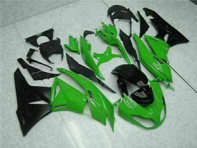 Schwarz Grün 09-12 Kawasaki ZX6R Motorrad Verkleidung & Plastik Schwarz Grün 09-12 Kawasaki ZX6R Motorrad Verkleidung & Plastik