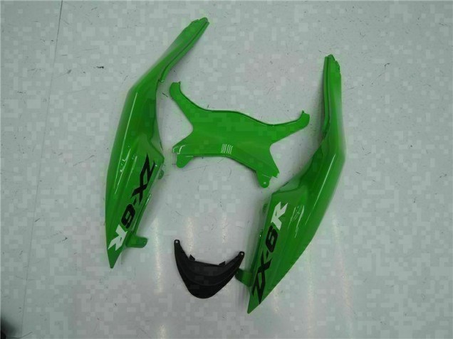 Schwarz Grün 09-12 Kawasaki ZX6R Motorrad Verkleidung & Plastik Schwarz Grün 09-12 Kawasaki ZX6R Motorrad Verkleidung & Plastik