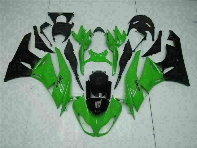 Schwarz Grün 09-12 Kawasaki ZX6R Motorrad Verkleidung & Plastik Schwarz Grün 09-12 Kawasaki ZX6R Motorrad Verkleidung & Plastik
