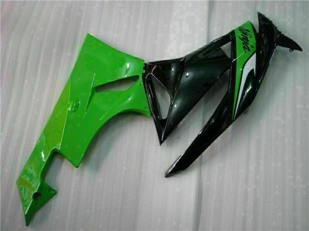 Schwarz Grün 09-12 Kawasaki ZX6R Motorrad Vollverkleidung Schwarz Grün 09-12 Kawasaki ZX6R Motorrad Vollverkleidung