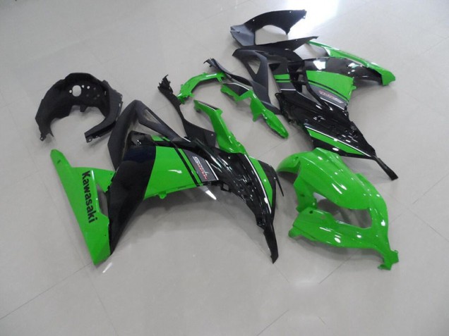 Schwarz Grün 13-16 Kawasaki ZX300R Motorrad Verkleidungen Schwarz Grün 13-16 Kawasaki ZX300R Motorrad Verkleidungen