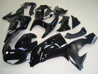 Schwarz Matt Schwarz 06-07 Kawasaki ZX10R Motorrad Verkleidung