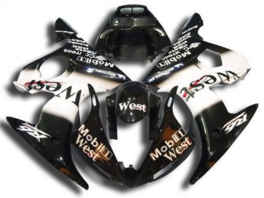 Schwarz Mobil West 03-05 Yamaha YZF R6 Motorrad Verkleidung