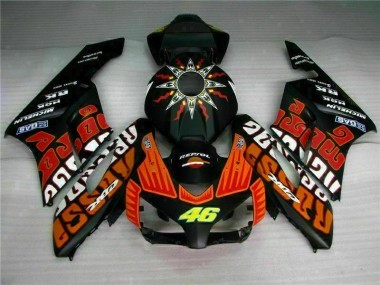 Schwarz Orange 04-05 Honda CBR1000RR Motorrad Verkleidung