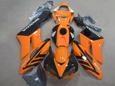 Schwarz Orange 04-05 Honda CBR1000RR Motorrad Verkleidungen