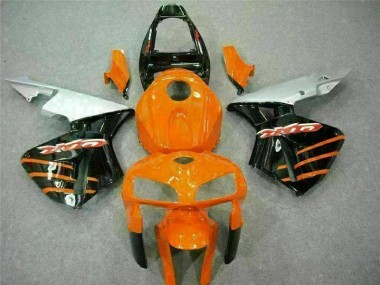 Schwarz Orange 05-06 Honda CBR600RR Motorrad Verkleidung