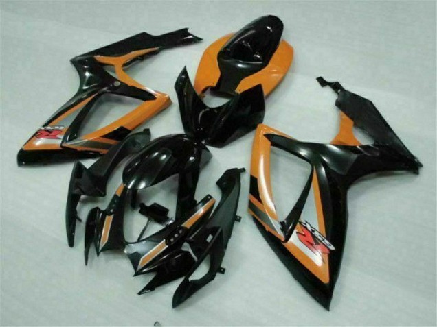 Schwarz Orange 06-07 Suzuki GSXR 600/750 Motorrad Verkleidung Schwarz Orange 06-07 Suzuki GSXR 600/750 Motorrad Verkleidung