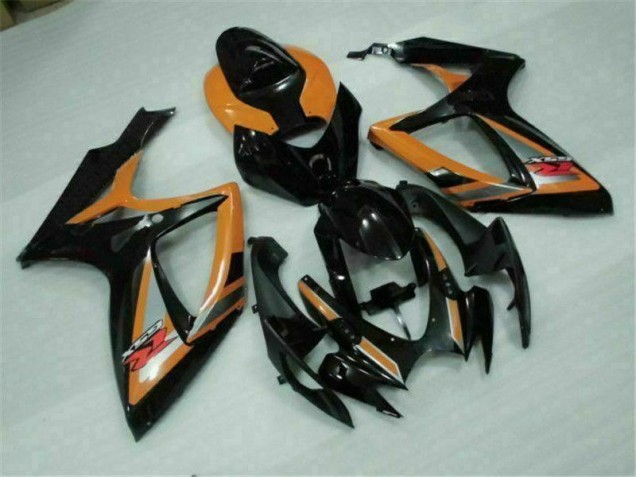 Schwarz Orange 06-07 Suzuki GSXR 600/750 Motorrad Verkleidung Schwarz Orange 06-07 Suzuki GSXR 600/750 Motorrad Verkleidung