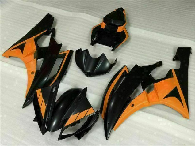 Schwarz Orange 06-07 Yamaha YZF R6 Motorrad Verkleidung Schwarz Orange 06-07 Yamaha YZF R6 Motorrad Verkleidung