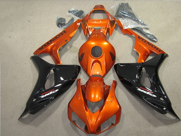 Schwarz Orange Fireblade 06-07 Honda CBR1000RR Motorrad Verkleidung Schwarz Orange Fireblade 06-07 Honda CBR1000RR Motorrad Verkleidung