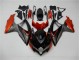 Schwarz Orange Grau 08-10 Suzuki GSXR 600/750 Motorrad Verkleidung Schwarz Orange Grau 08-10 Suzuki GSXR 600/750 Motorrad Verkleidung
