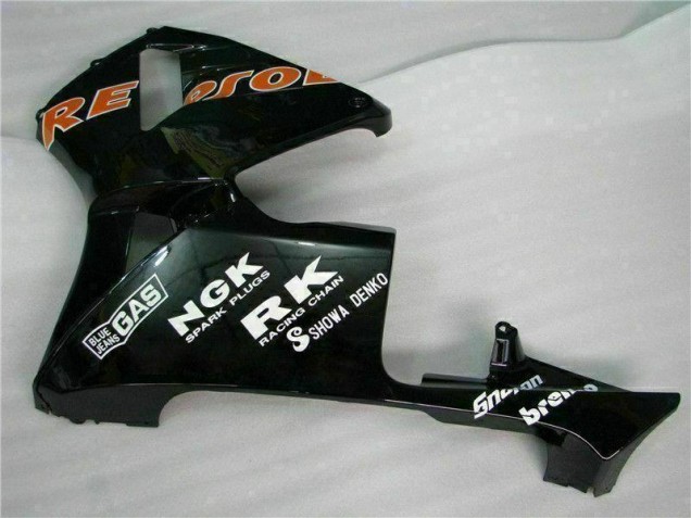 Schwarz Repsol 05-06 Honda CBR600RR Motorrad Verkleidung