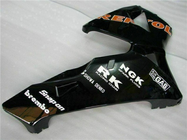 Schwarz Repsol 05-06 Honda CBR600RR Motorrad Verkleidung