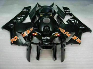 Schwarz Repsol 05-06 Honda CBR600RR Motorrad Verkleidung