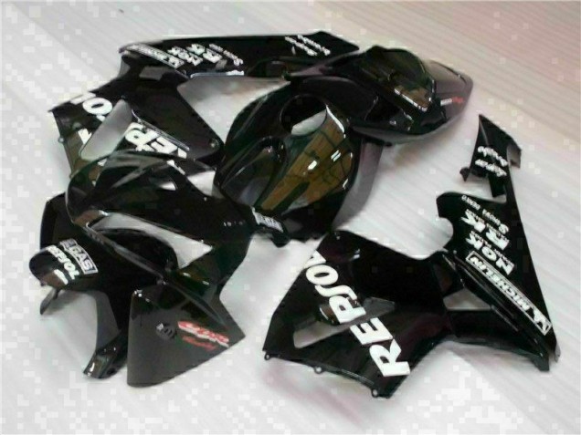 Schwarz Repsol 05-06 Honda CBR600RR Motorrad Verkleidungen Schwarz Repsol 05-06 Honda CBR600RR Motorrad Verkleidungen
