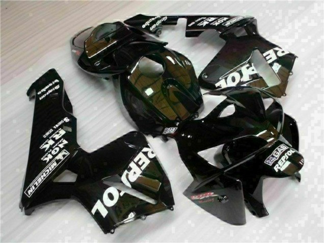 Schwarz Repsol 05-06 Honda CBR600RR Motorrad Verkleidungen Schwarz Repsol 05-06 Honda CBR600RR Motorrad Verkleidungen