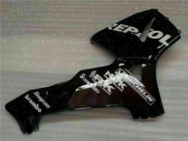 Schwarz Repsol 05-06 Honda CBR600RR Motorrad Verkleidungen Schwarz Repsol 05-06 Honda CBR600RR Motorrad Verkleidungen