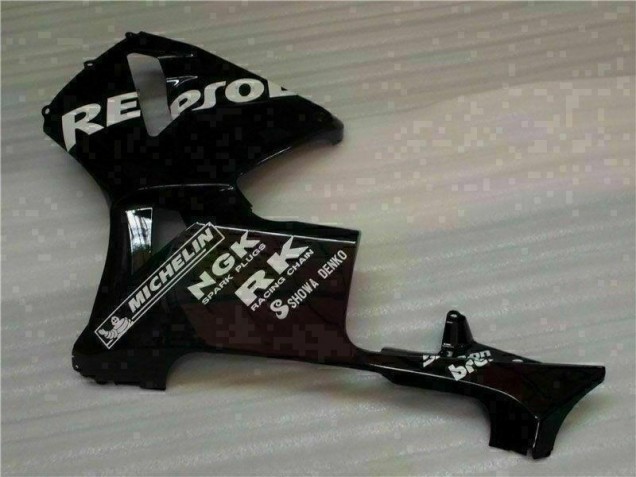 Schwarz Repsol 05-06 Honda CBR600RR Motorrad Verkleidungen Schwarz Repsol 05-06 Honda CBR600RR Motorrad Verkleidungen