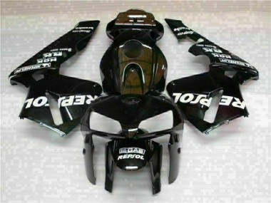 Schwarz Repsol 05-06 Honda CBR600RR Motorrad Verkleidungen