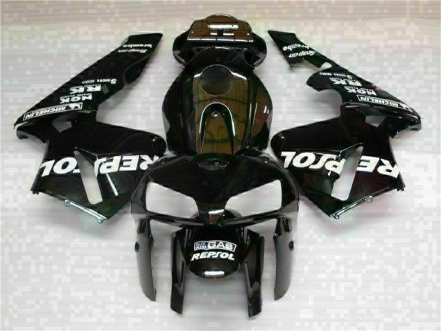 Schwarz Repsol 05-06 Honda CBR600RR Motorrad Verkleidungen Schwarz Repsol 05-06 Honda CBR600RR Motorrad Verkleidungen