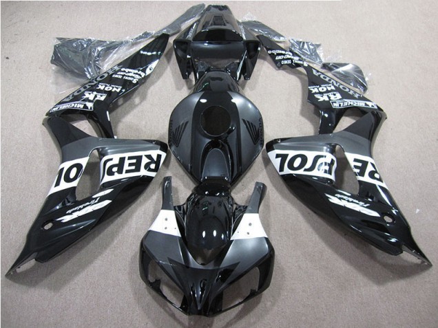 Schwarz Repsol 06-07 Honda CBR1000RR Motorrad Verkleidung Schwarz Repsol 06-07 Honda CBR1000RR Motorrad Verkleidung