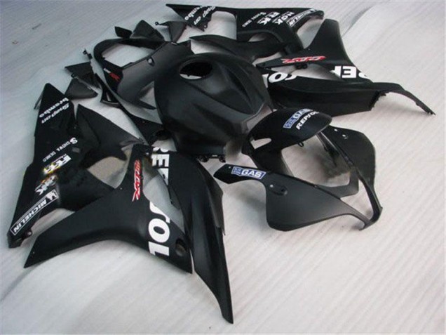 Schwarz Repsol 07-08 Honda CBR600RR Motorrad Verkleidung Schwarz Repsol 07-08 Honda CBR600RR Motorrad Verkleidung