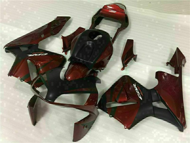 Schwarz Rot 03-04 Honda CBR600RR Motorrad Verkleidungen Schwarz Rot 03-04 Honda CBR600RR Motorrad Verkleidungen