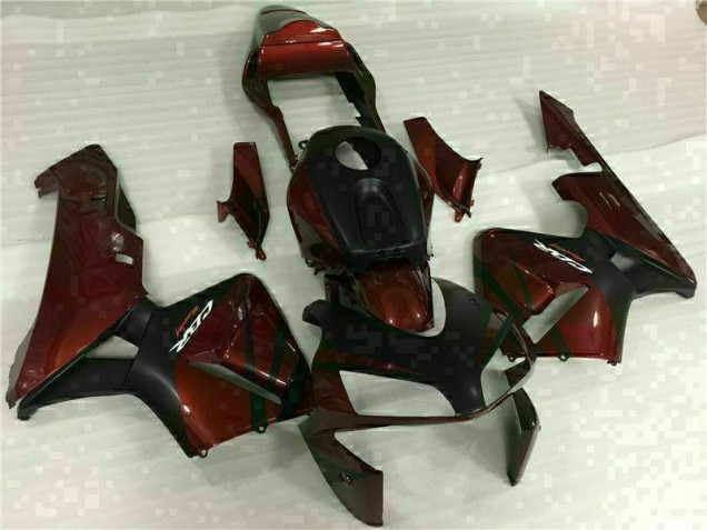 Schwarz Rot 03-04 Honda CBR600RR Motorrad Verkleidungen Schwarz Rot 03-04 Honda CBR600RR Motorrad Verkleidungen