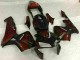 Schwarz Rot 03-04 Honda CBR600RR Motorrad Verkleidungen Schwarz Rot 03-04 Honda CBR600RR Motorrad Verkleidungen