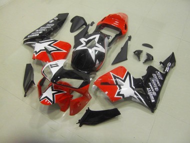 Schwarz Rot 03-04 Honda CBR600RR Motorrad Vollverkleidung