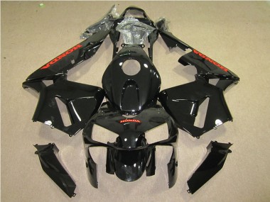 Schwarz Rot 05-06 Honda CBR600RR Motorrad Verkleidung