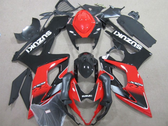 Schwarz Rot 05-06 Suzuki GSXR 1000 Motorrad Verkleidung Schwarz Rot 05-06 Suzuki GSXR 1000 Motorrad Verkleidung
